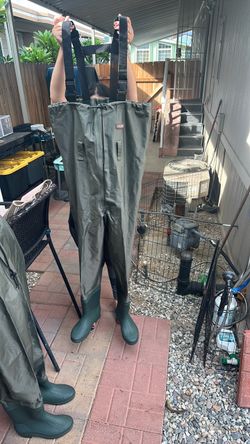 Fishing chest waders 2 sets size 9 and 10 new condition