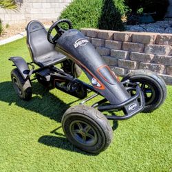 Berg BFR XL Stealth Tough Frame Adjustable Big Kids/Adult Unisex Pedal Kart EUC