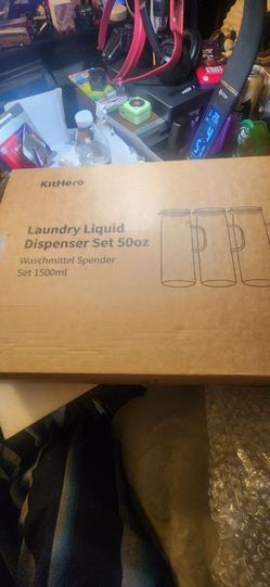 Kithero laundry liquid dispenser set