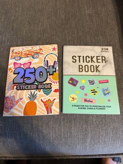 Two Sticker Books Bundle