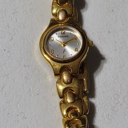 Gold-Tone Fossil Ladies Watch 