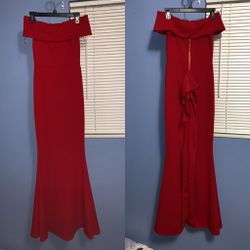 Red Mermaid Dress