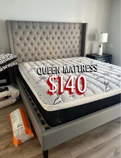 New queen mattress only $140