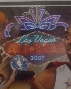 Las Vegas ALL STAR 2007 MVP Kobe Bryant matted art photo mint condition