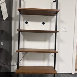 CB2 helix 70" walnut bookcase