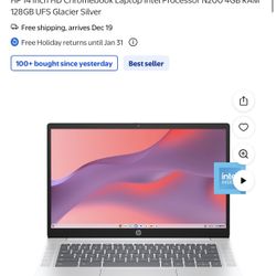 HP Chromebook Laptop Brand New In Box