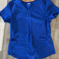 Scrubstar Brand , Top ,Blue , Size Small 