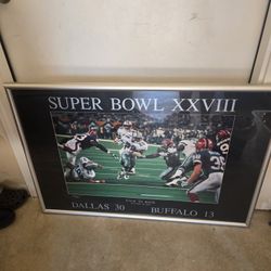 Vintage Dallas Cowboys VS Buffalo Bills 1994 Superbowl  XXVIII Picture 