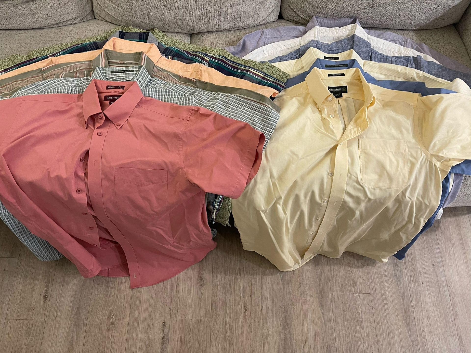 12 Eddie Men’s Button Up Shirts