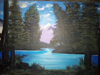 Original Canvas/Or Canvas Board Acrylic Paintings..... 