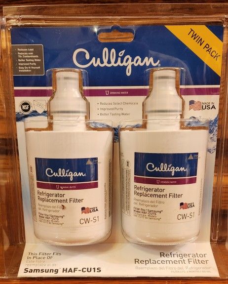 Samsung HAF-CU1S Refrigerator Water Filters - Twin Pack - Brand New