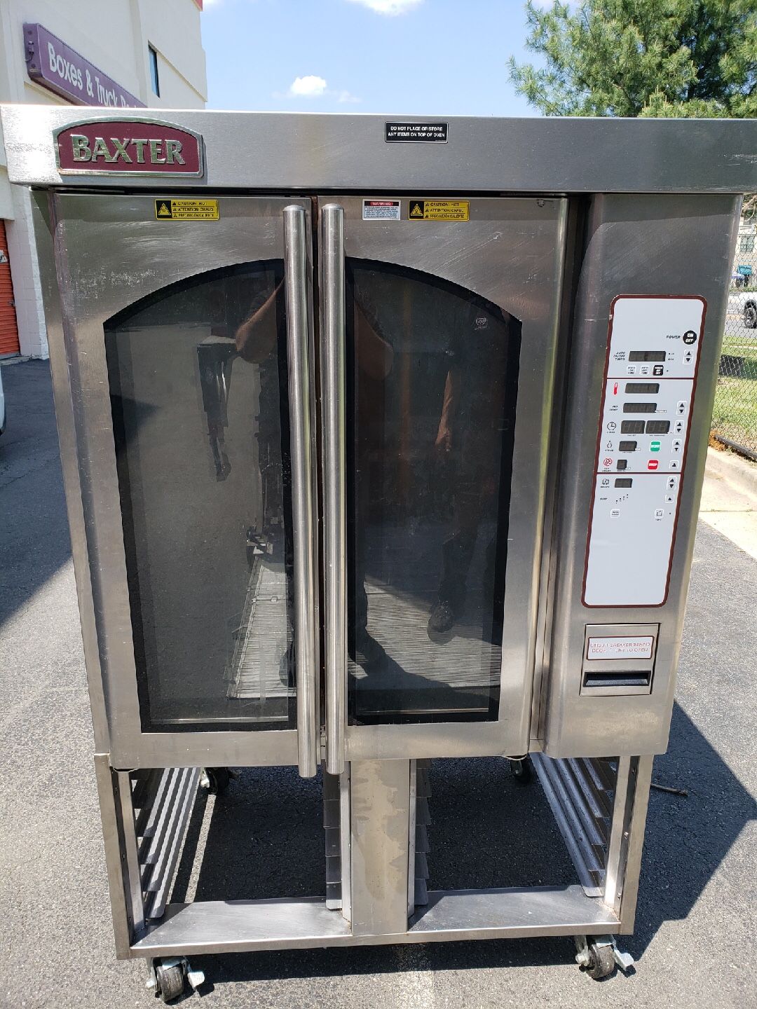Baxter commercial conviction oven