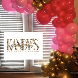 8 Foot Pink Balloon Garland For Sale 