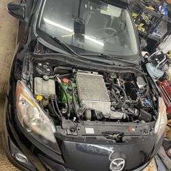 Mazdaspeed 3 Part Out Black 2013 TECH Package Mzr Turbo Mazda 3 Corksport Cobb