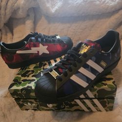 New BAPE Adidas Calab Size 5m7w