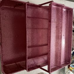 Pink Glitter Makeup Box 