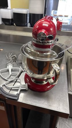 KitchenAid Stand Mixer Red with Attachments