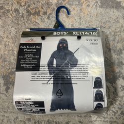 Celebrate Boys XL (14/16) Fade In And Out Phantom Halloween Costume   