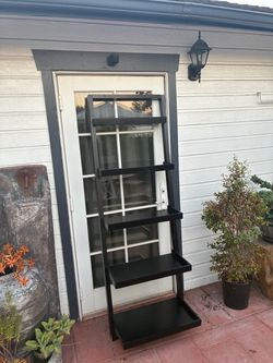 Black Ladder Bookshelf 5-Tier