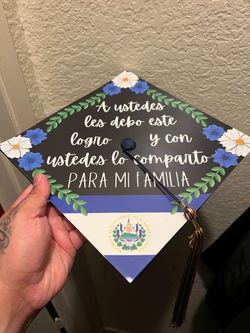 Navy blue Grad cap