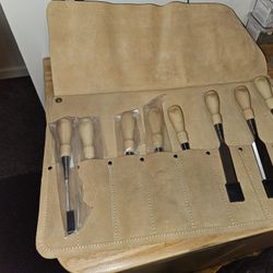 Stanley 8   chisel   with Leather Case