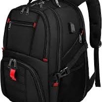 YOREPEK Travel Backpack, Extra Large 50L Laptop Backpacks for Men Women, Water Resistant College Backpacks Airline Approved Business Work Bag with USB