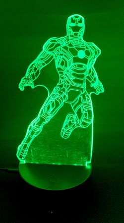Iron man led night light