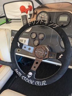 Bull boost performance anti stock club steering wheel