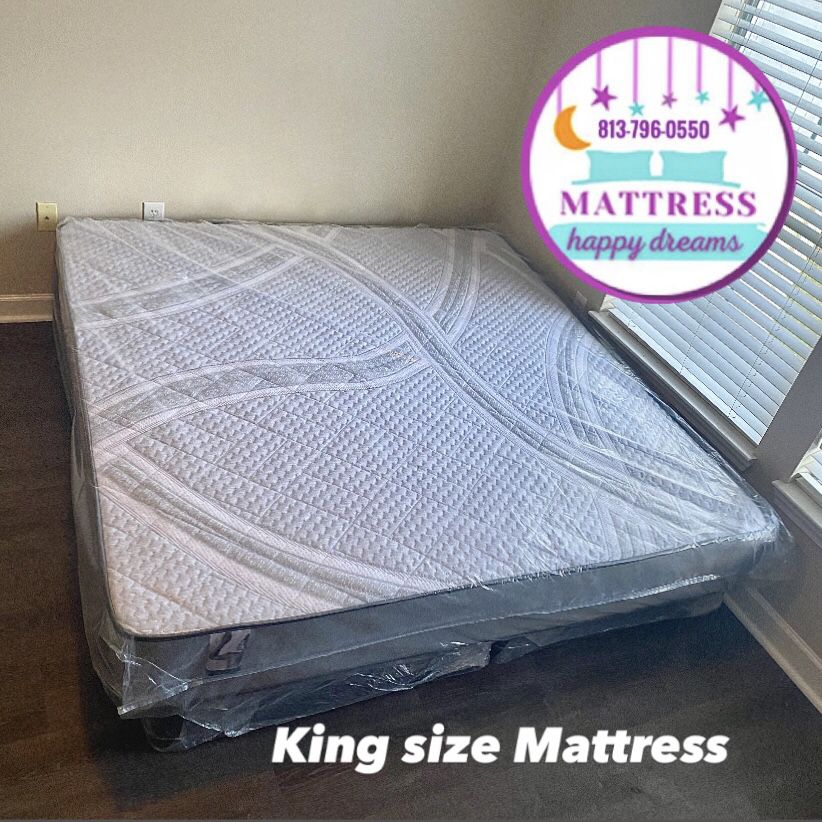 King Size Mattress 10” Inches Thick Also Available Twin-Full-King New From Factory Same Day Delivery 