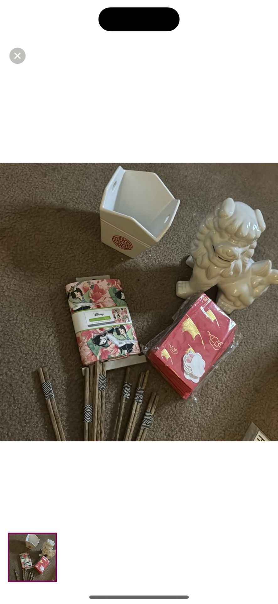 5 Pieces Brand New- Asian Props
