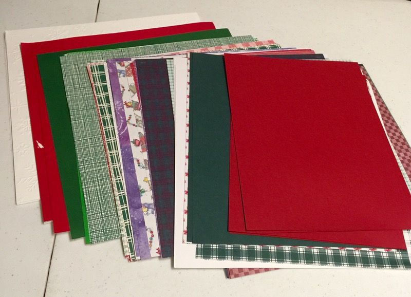 HUGE LOT SCRAPBOOK PAPER