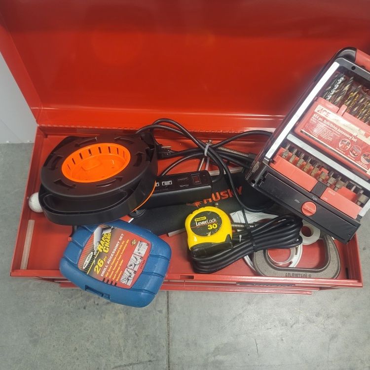 Tool Box, Tools, Extension Cords