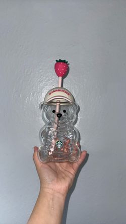 STRAWBERRY BEAR STARBUCKS CUP