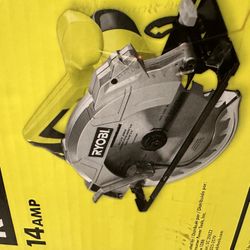 Ryobi 14 Amp 7-1/4" Adjustable Electric Circular Saw w/Exactline Laser | CSB135L