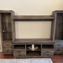 TV Stand With Night Stand 