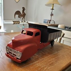 Antique Toy Dump Truck. 