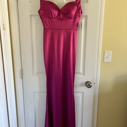 Windsor Prom Gown  Fuchsia Dress Large 
