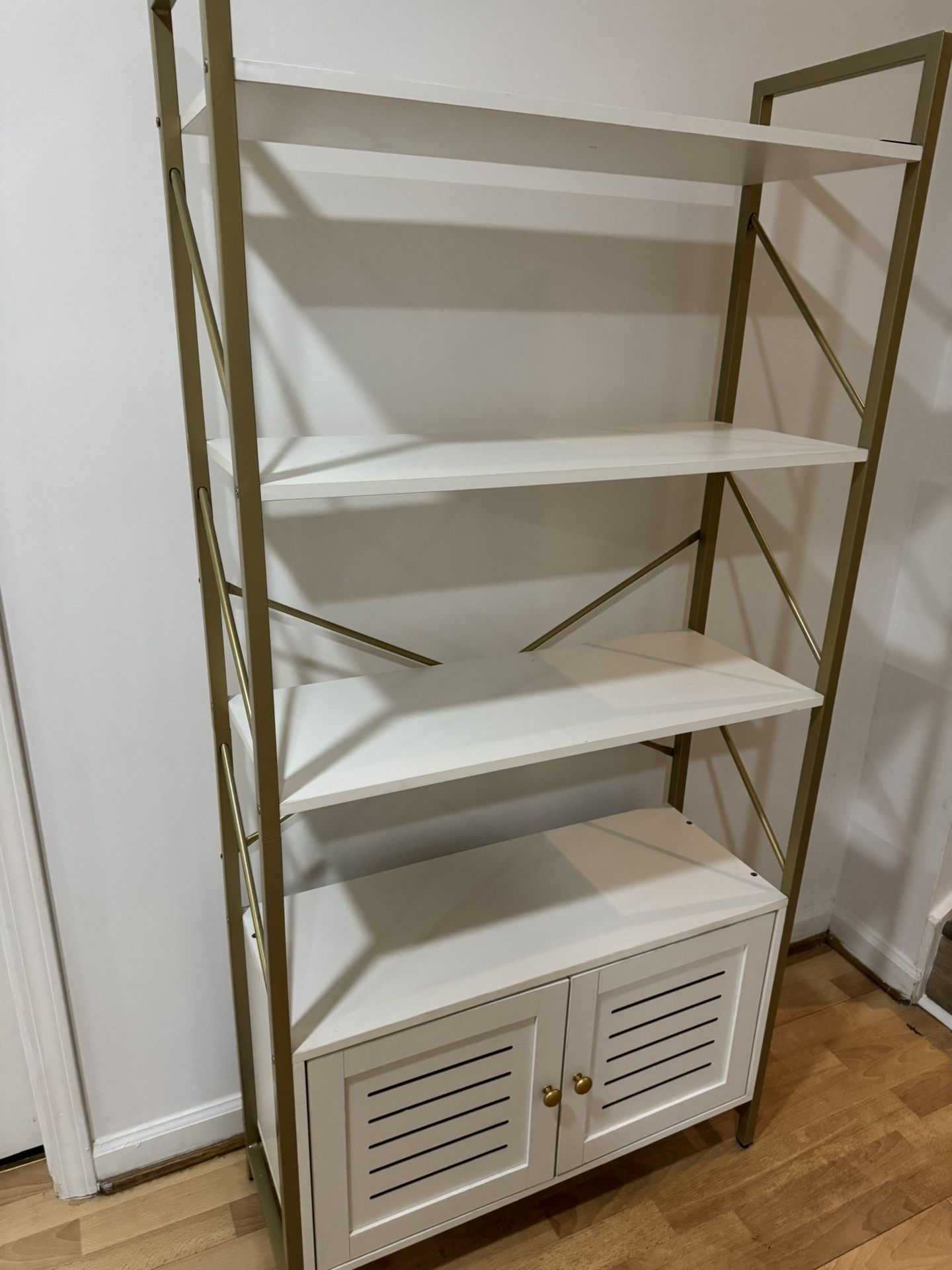 Bookshelf with Storage Cabinet