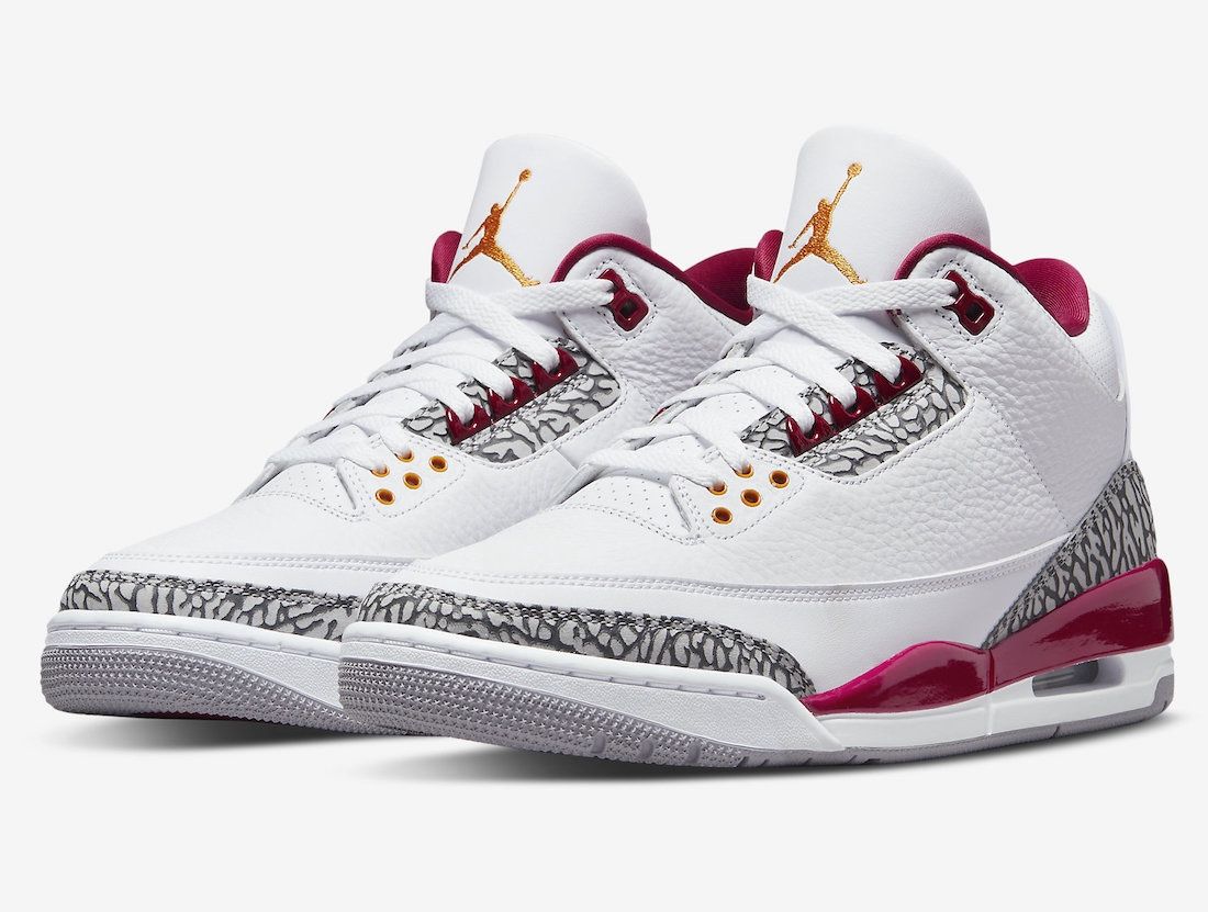 Size 7Y Jordan 3’s Cardinal Red-NIB