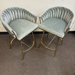 2 Pc Bar Stools 