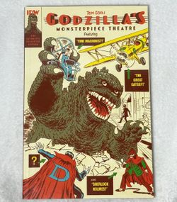 Godzilla’s Monsterpiece Theatre Definitive Edition Tom Sciolis Graphic Novel TPB