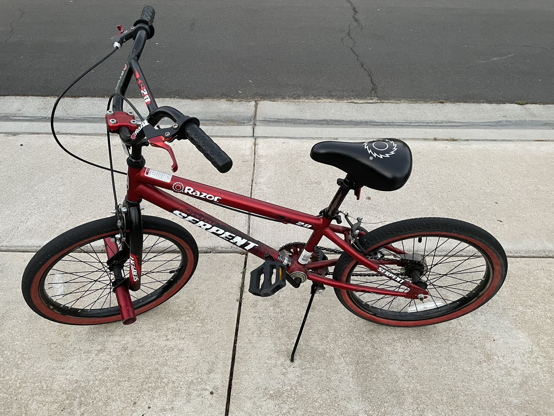 Pro Series Razor 20" Boys Fs20 Serpent Bmx Bike