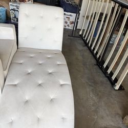 Cream Chaise