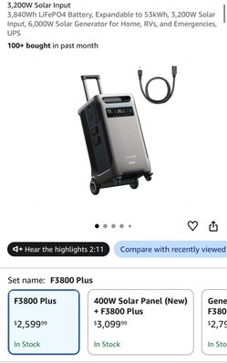 Anker SOLIX F3800 Plus Portable Power Station