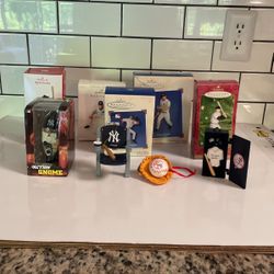 New York Yankees Ornament Lot