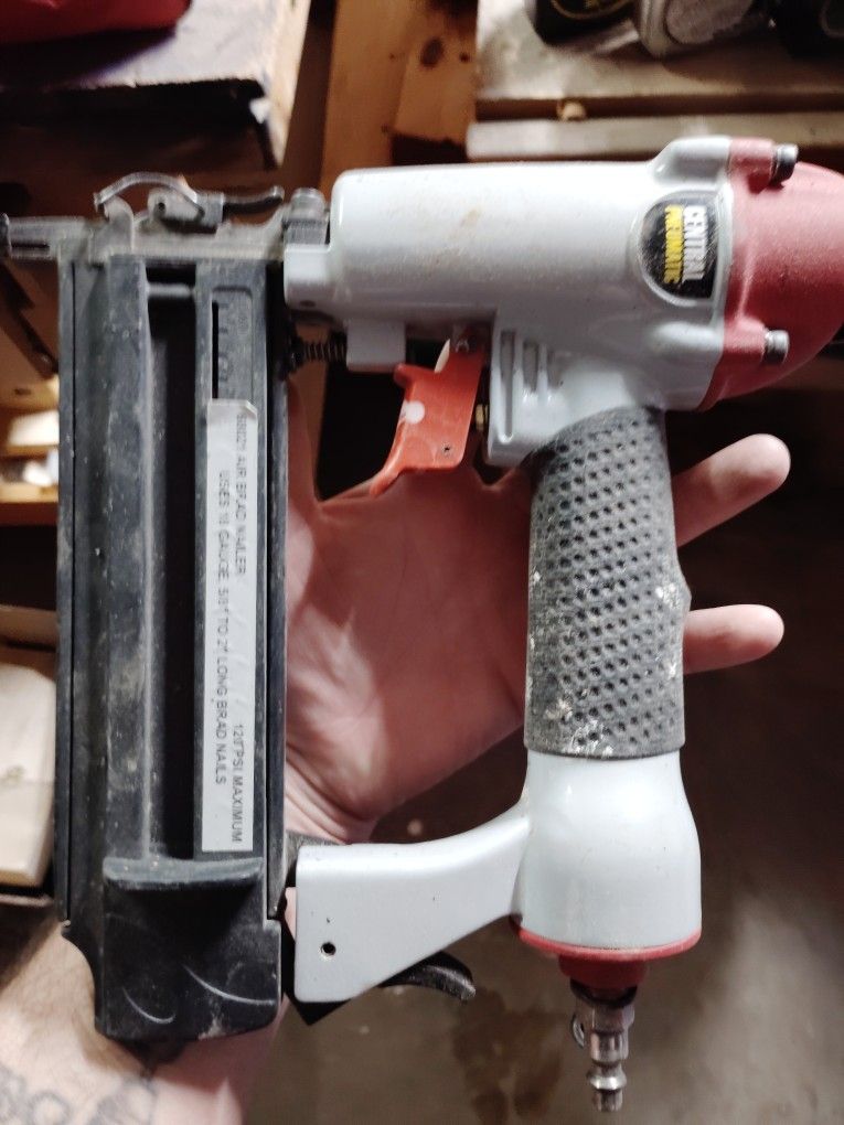 2-in-1 Air Nailer/Stapler. 