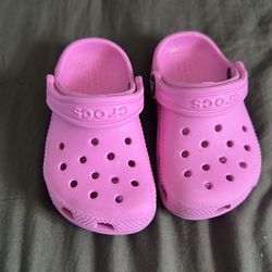 Pink Crocs