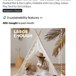 Kids Play Tent 