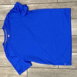 Athletic Works Blue Short Sleeve Shirt