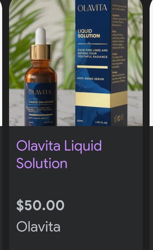 "OLAVITA"BOTOX LIQUID SOLUTION!!(NEW)